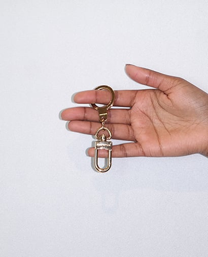 Louis Vuitton Bolt Key Holder, &pound;50, Accessories, Gold, Front view